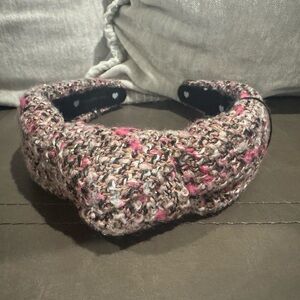 Lele Sadoughi Glitter Sweater Knotted Headband